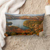 水 | Killarney Provincial Park Canada ランバークッション (ブランケット)