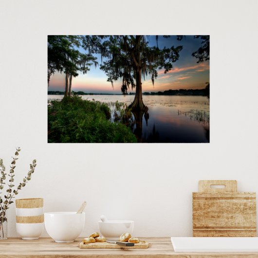 水 | Kraft Azalea Park Maitland Florida ポスター (キッチン)