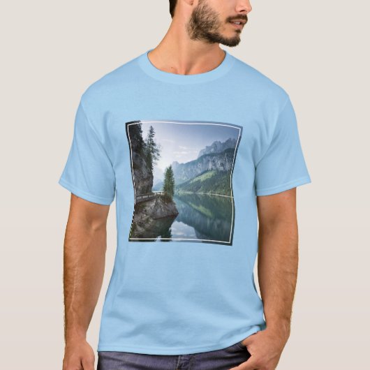 水 | Lake Gosau Salzkammergutオーストリア Tシャツ (正面)