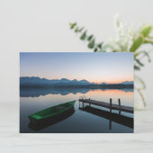 水 | Lake Hopfen Bavarian Alps Germany サンキューカード (スタンド正面)