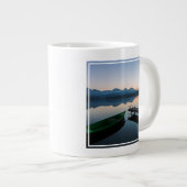 水 | Lake Hopfen Bavarian Alps Germany ジャンボコーヒーマグカップ (正面右)