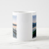 水 | Lake Hopfen Bavarian Alps Germany ジャンボコーヒーマグカップ (正面)