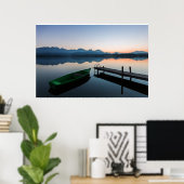 水 | Lake Hopfen Bavarian Alps Germany ポスター (ホームオフィス)