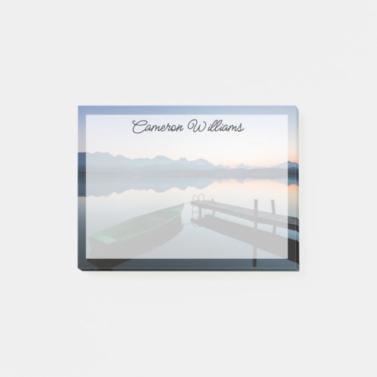 水 | Lake Hopfen Bavarian Alps Germany ポストイット (正面)