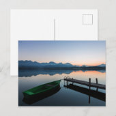 水 | Lake Hopfen Bavarian Alps Germany ポストカード (正面/裏面)