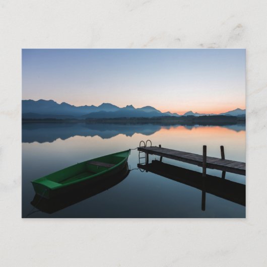 水 | Lake Hopfen Bavarian Alps Germany ポストカード (正面)