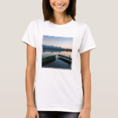 水 | Lake Hopfen Bavarian Alps Germany Tシャツ (正面)