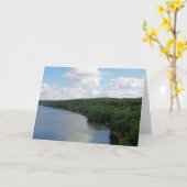 水…Land ...とSky - Greeting 空白の Card カード (黄色い花)