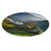 水 | Pen yer Ole Wen Lake Idwal Snowdonia Park カッティングボード (角)