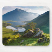 水 | Pen yer Ole Wen Lake Idwal Snowdonia Park マウスパッド (正面)