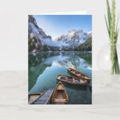水 | Pragser Wildsee Dolomites Italy カード (正面)
