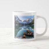 水 | Pragser Wildsee Dolomites Italy ジャンボコーヒーマグカップ (右)