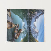 水 | Pragser Wildsee Dolomites Italy タペストリー (正面(横))