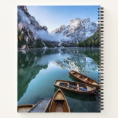 水 | Pragser Wildsee Dolomites Italy ノートブック (裏面)