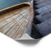 水 | Pragser Wildsee Dolomites Italy ポスター (角)