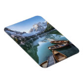 水 | Pragser Wildsee Dolomites Italy マグネット (右側)