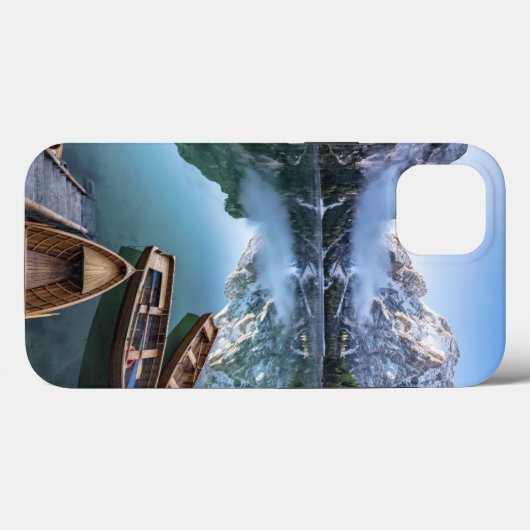 水 | Pragser Wildsee Dolomites Italy Case-Mate iPhoneケース (裏面 (横))