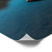 水 | Prentt Lake Sierra Nevada ポスター (角)