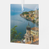 水 San Benedetto Church Lake Garda，イタリア ガラスオーナメント (正面左)