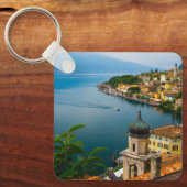 水 San Benedetto Church Lake Garda，イタリア キーホルダー (正面)