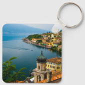 水 San Benedetto Church Lake Garda，イタリア キーホルダー (裏面)