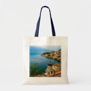 水 San Benedetto Church Lake Garda,イタリア トートバッグ