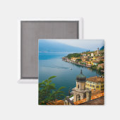 水 San Benedetto Church Lake Garda，イタリア マグネット (正面/裏面)