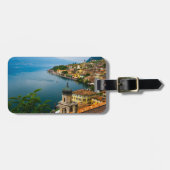 水 San Benedetto Church Lake Garda,イタリア ラゲッジタグ (正面横)