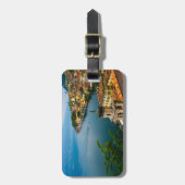 水 San Benedetto Church Lake Garda,イタリア ラゲッジタグ (正面縦)
