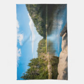 水 Spruce Lake Quebec （カナダ） キッチンタオル (縦)