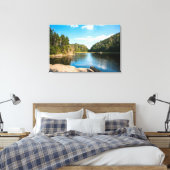 水 Spruce Lake Quebec （カナダ） キャンバスプリント (インサイチュ (寝室))
