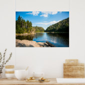 水 Spruce Lake Quebec （カナダ） ポスター (キッチン)