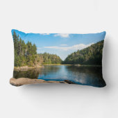 水 Spruce Lake Quebec (カナダ) ランバークッション (正面)