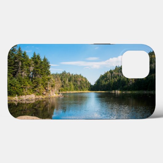 水 Spruce Lake Quebec (カナダ) Case-Mate iPhoneケース (裏面 (横))