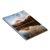 水 Tre Cime Di Lavaredo Italy ノートブック (右側)