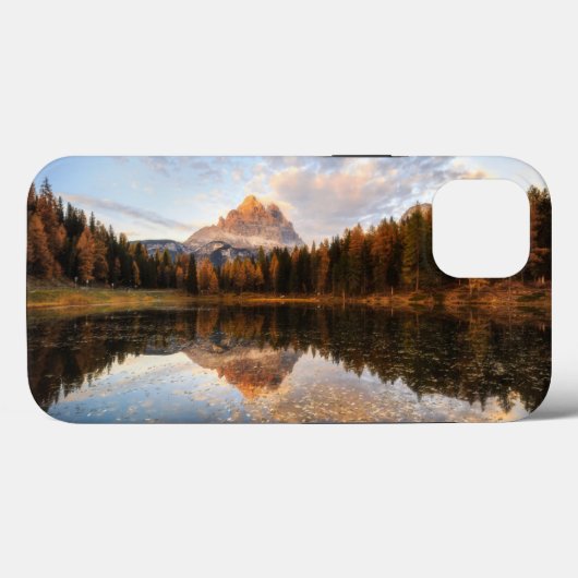水 Tre Cime Di Lavaredo Italy Case-Mate iPhoneケース (裏面 (横))
