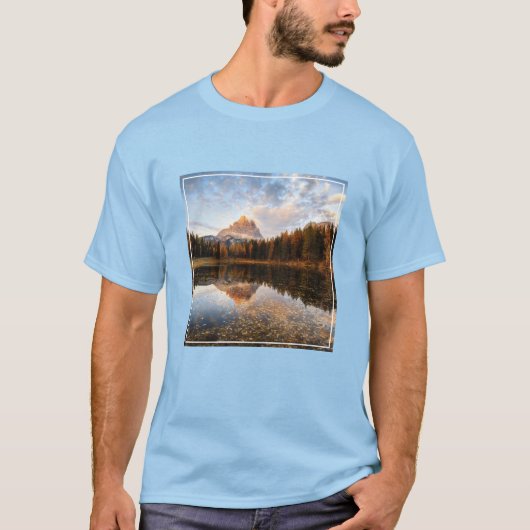 水 Tre Cime Di Lavaredo Italy Tシャツ (正面)