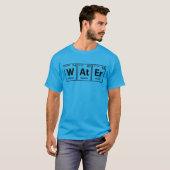 水(W-At-Er)周期要素スペル Tシャツ (正面フル)