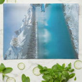 水 | Winter Jasper国立公園(カナダ) キッチンタオル (折り畳み)