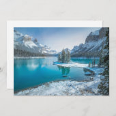 水 | Winter Jasper国立公園（カナダ） サンキューカード (正面/裏面)