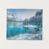 水 | Winter Jasper国立公園（カナダ） タペストリー (正面(横))