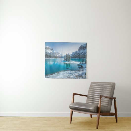 水 | Winter Jasper国立公園（カナダ） タペストリー (インサイチュ(横))