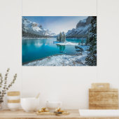 水 | Winter Jasper国立公園（カナダ） ポスター (キッチン)