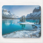 水 | Winter Jasper国立公園(カナダ) マウスパッド (正面)
