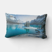 水 | Winter Jasper国立公園(カナダ) ランバークッション (裏面)