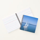 水 | Yacht at Lake Balaton Lake Hungary ノートブック (内部)