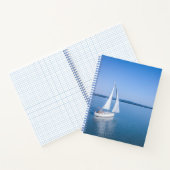 水 | Yacht at Lake Balaton Lake Hungary ノートブック (内部)