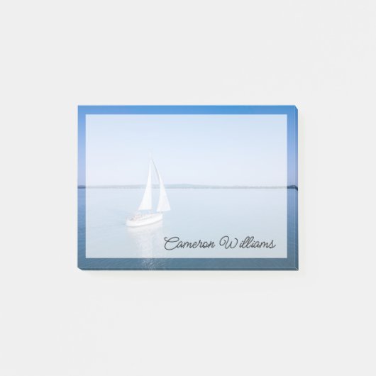 水 | Yacht at Lake Balaton Lake Hungary ポストイット (正面)