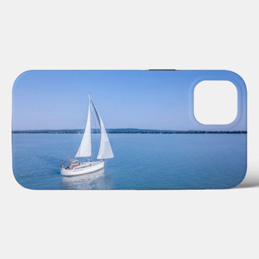 水 | Yacht at Lake Balaton Lake Hungary Case-Mate iPhoneケース (裏面 (横))