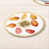 *~*水AP64江本仙骨チャクラ紙コースター ラウンドペーパーコースター (アングル)